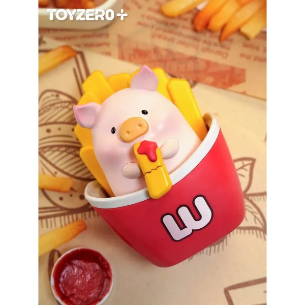 Фото - Коллекционная фигурка 10/10 Toys LuLu the Piggy серія Burger Express Movable Series в ассортименте (LULU1310)